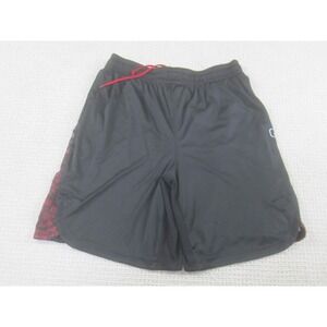 And 1‎ Shorts Mens Large Black Athletic Gym Work Out Drawstring Stretch Fabric